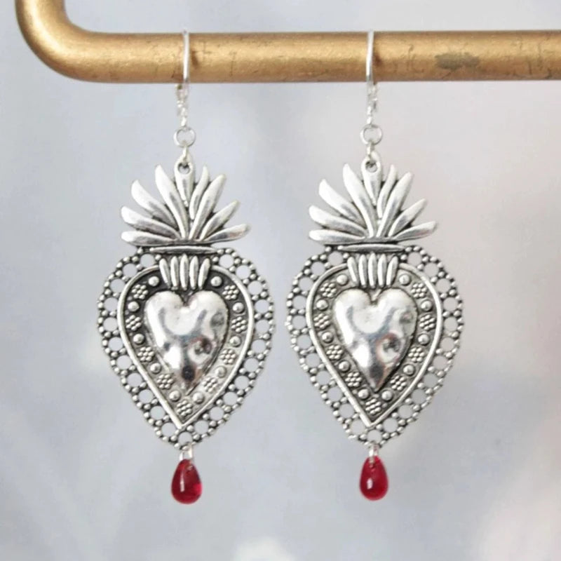 1 Pair Of Retro Cool Wind Gold Plated Silver Plated Imitation Pearls Simple Series A Number Of Exaggerated Earrings