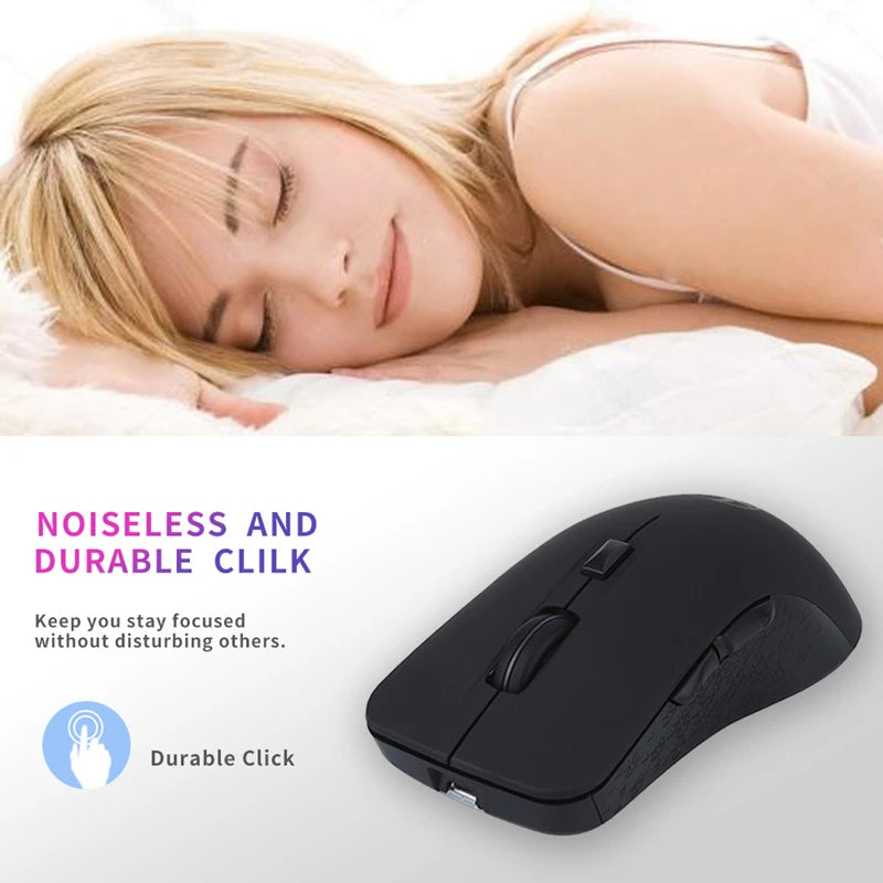 Xiaomi Wireless Mouse  3-level Dpi Speed Dual mode Led Light Pc Game Black Silent Usb 2 Devices Ergonomic For Macbook Pc Laptop