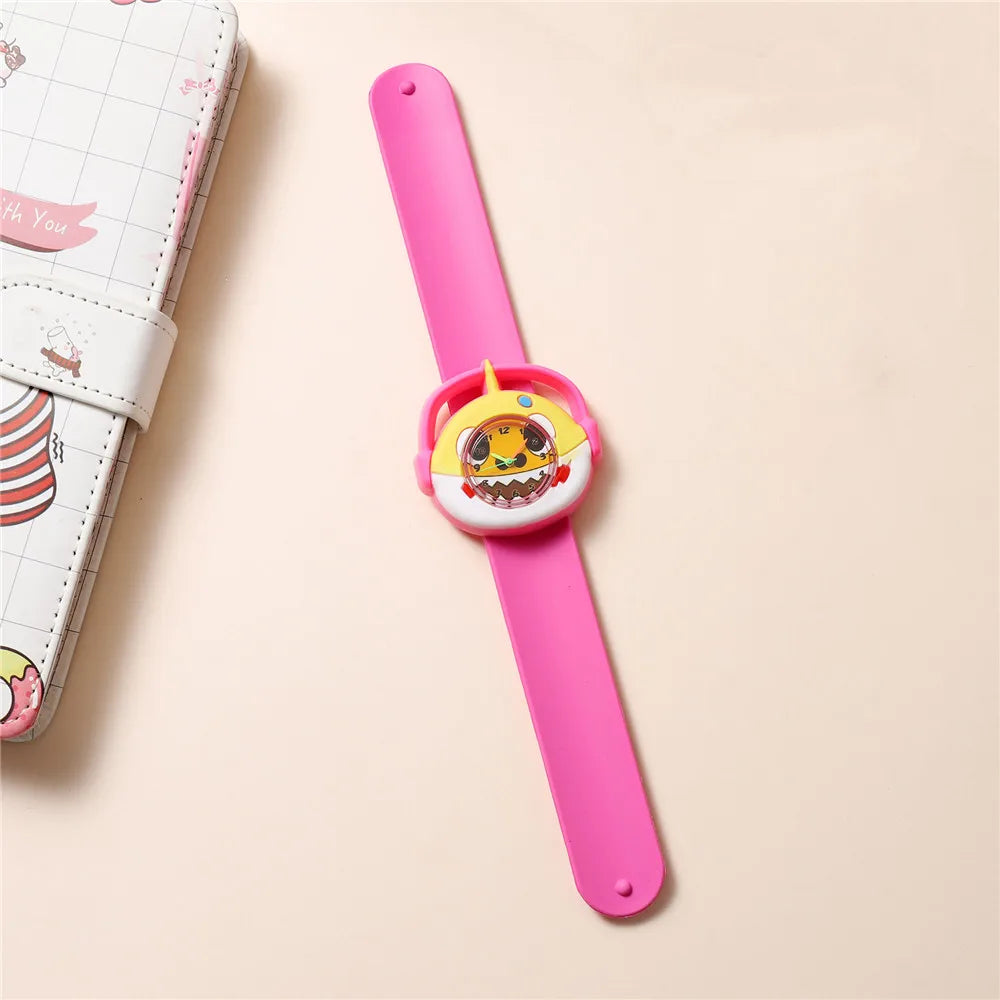3D Patterns Red Car student Watch Boy Girls Kid wristwatch Soft Silicone Band