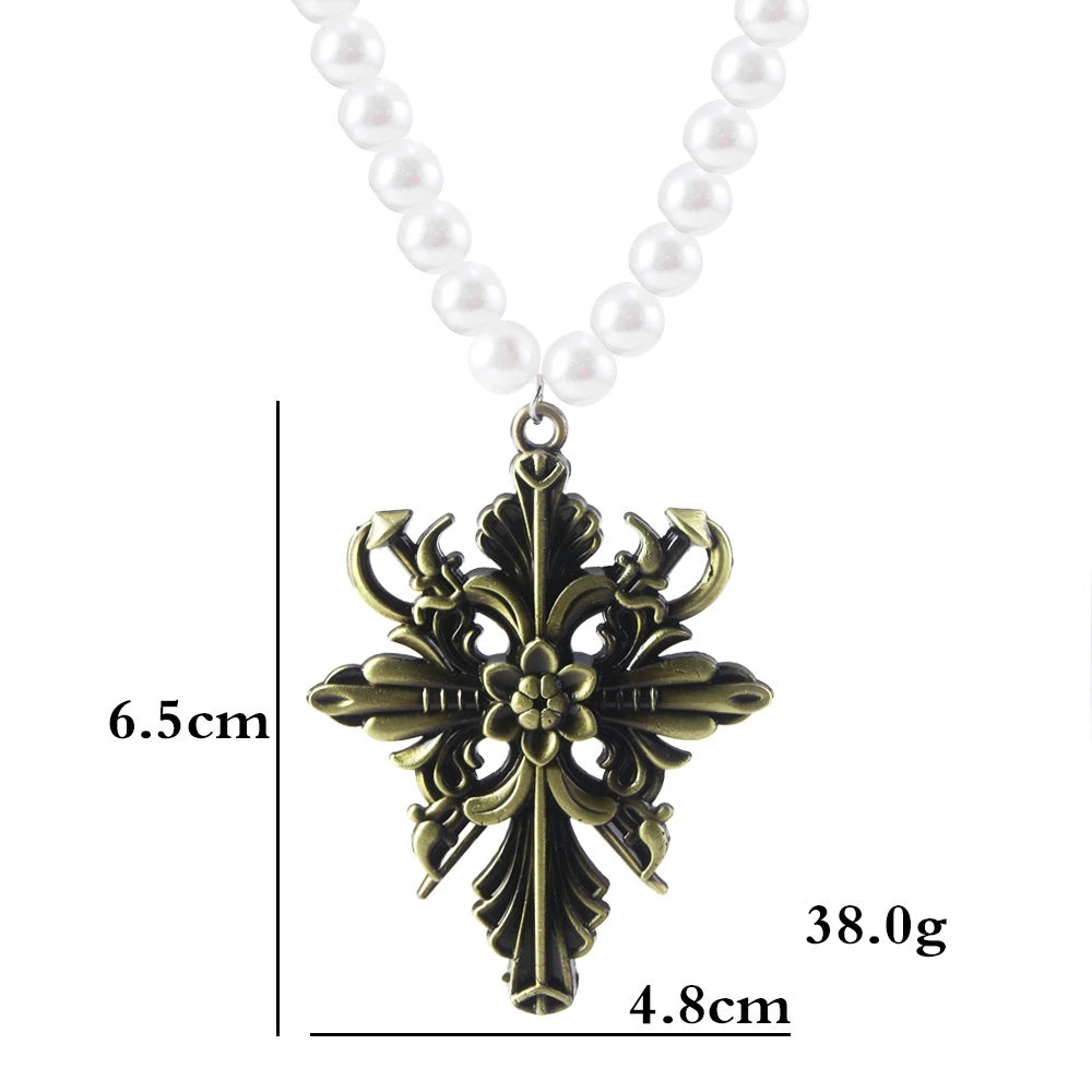 Residents Evils 8 Village Cosplay Necklaces Lady Dimitrescu's Daughter Daniela Bela Lace Flowers Collar Choker Halloween Jewelry
