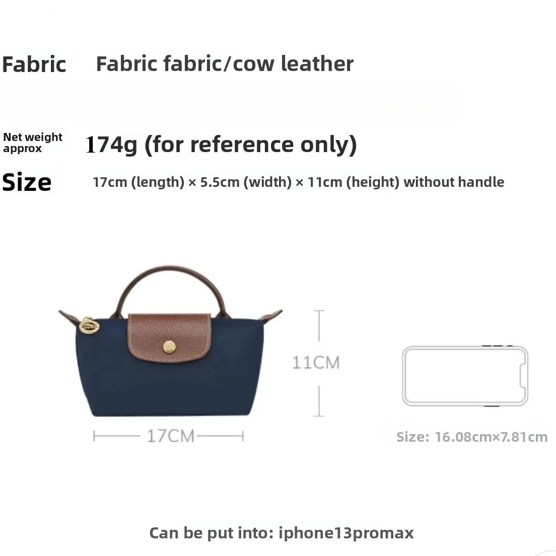 Fashionable New Non Perforated Nylon Bag Portable with Shoulder Straps Multifunctional Shoulder Bag Dumpling Bag Mini Handbag