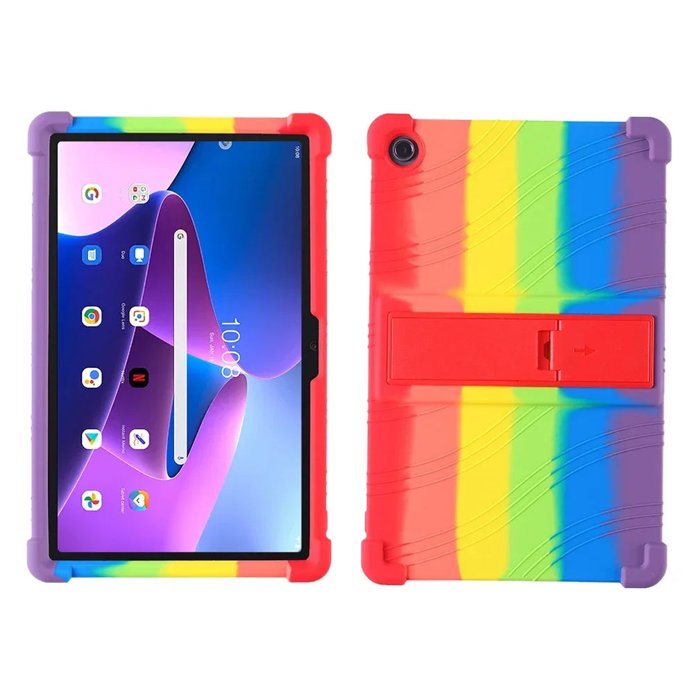 Case For Lenovo Tab 10.1inch TB311FU/ZAEH0063JP  Tablet Safe Shockproof Silicone Stand Cover