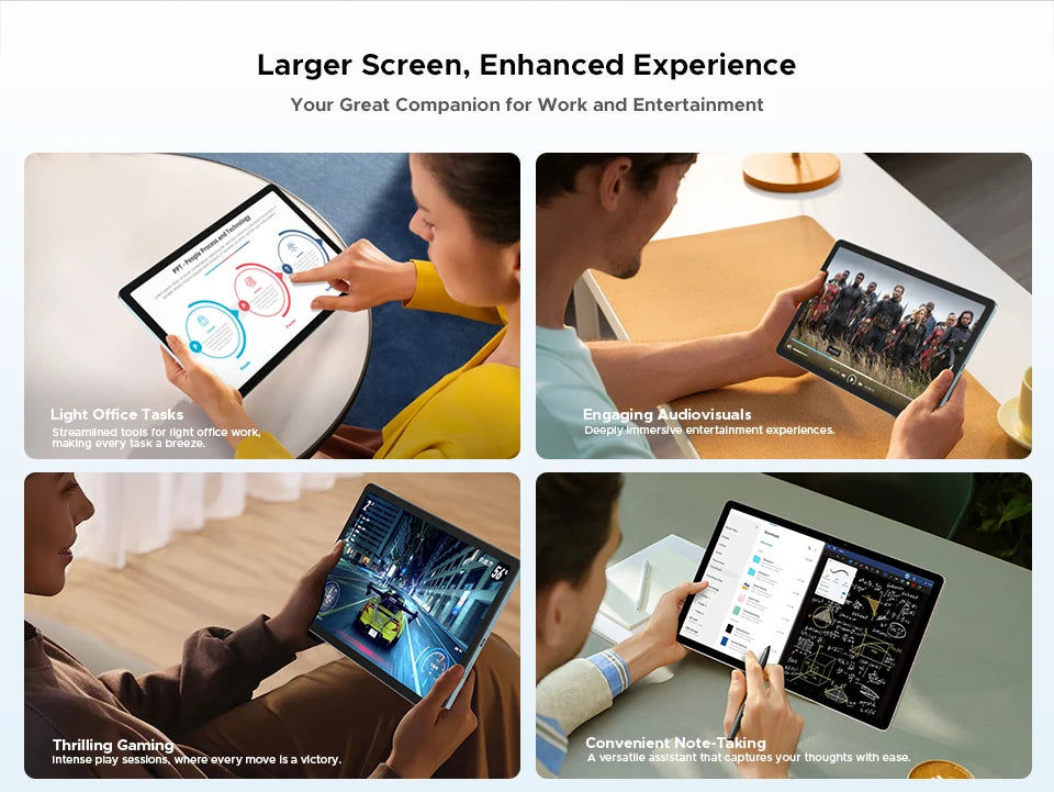 Doogee Tab E3+ 2 in 1 Tablet Pc Gemini Ai 12"" 2K Display Android 15 32Gb Ram(8+24) 256Gb Rom 8800Mah Battery Helio G100 Tabletpc