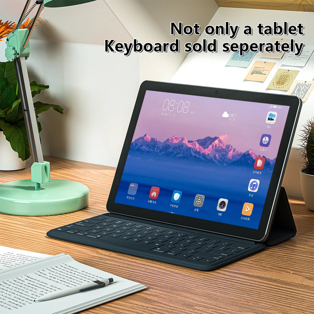 Original BDF Tablet Pc 10.1 Inch 8GB RAM 256GB ROM Android 12 Octa Core 3G 4G LTE Internet WiFi Internet BT Global Version