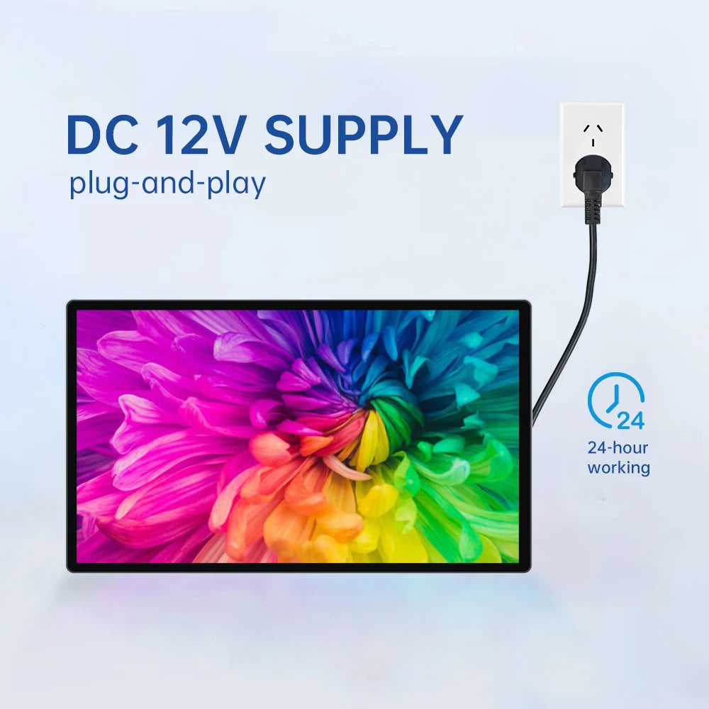 8 To 43 inch Wall mounted PCAP Multi Touch Screen Display Touchscreen Monitor Android 11 Tablet Win 10 Industiral All In One Pc