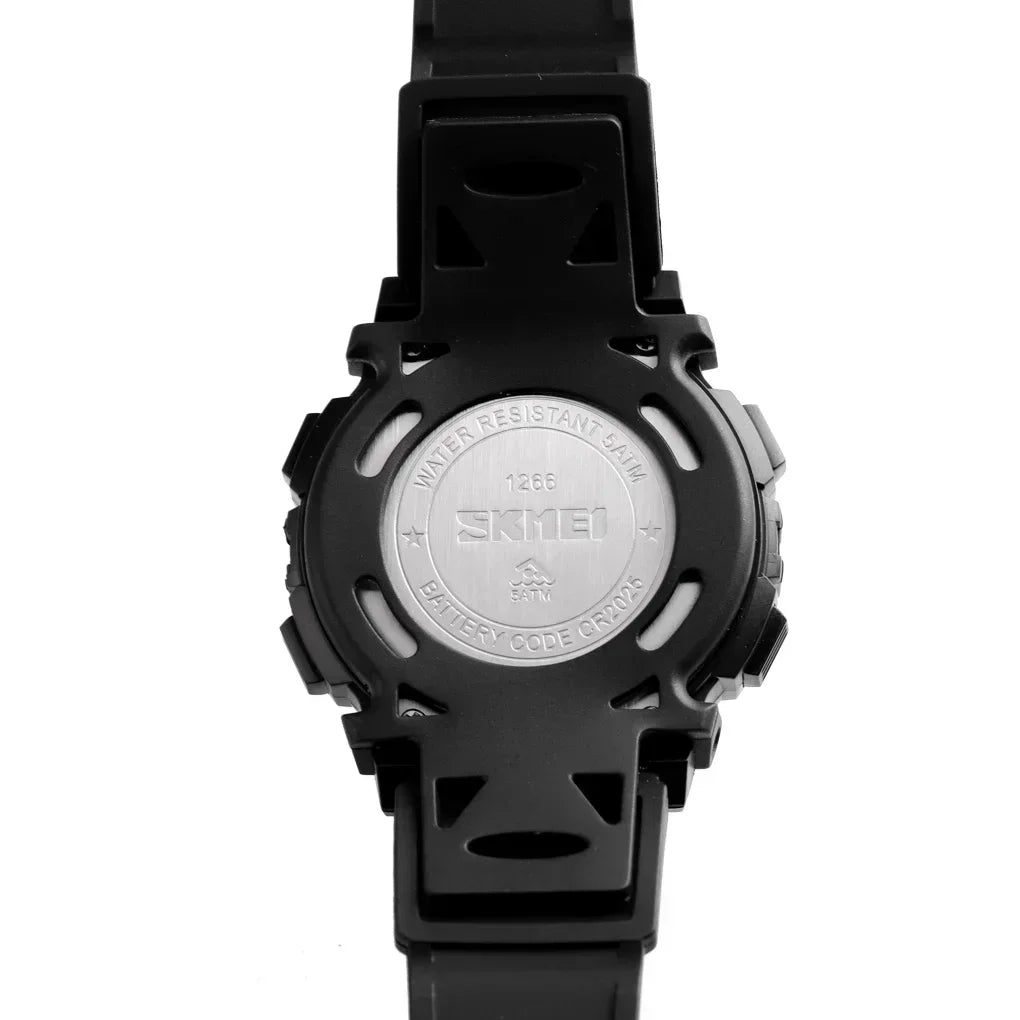 Skmei 1266  Children's Watch Boys and Girls' Alarm Clock Timing Digital 5Bar Waterproof Children's LED Watches 1258 1689 1999