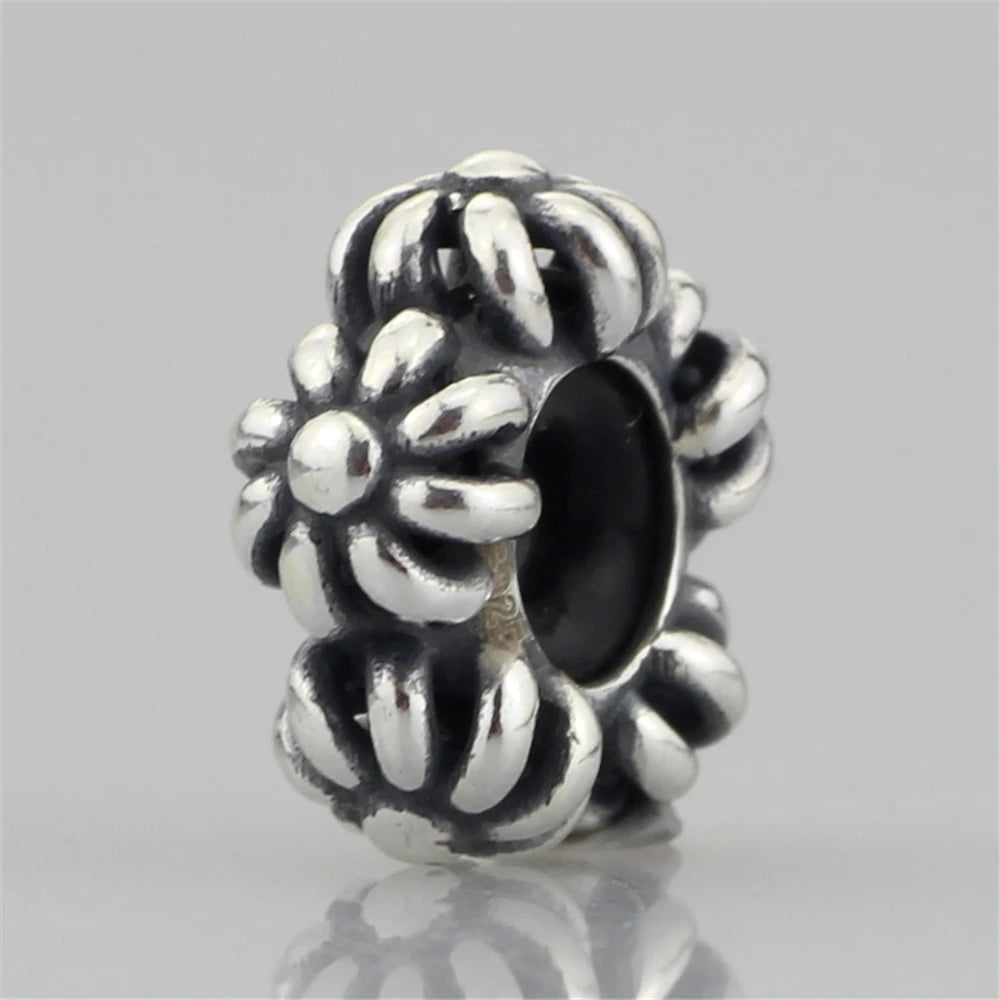 Mistletoe 925 Sterling Silver Cute Sweet Strawberries Stopper Spacer Charm Bead Fit European 3.0mm Bracelet Jewelry
