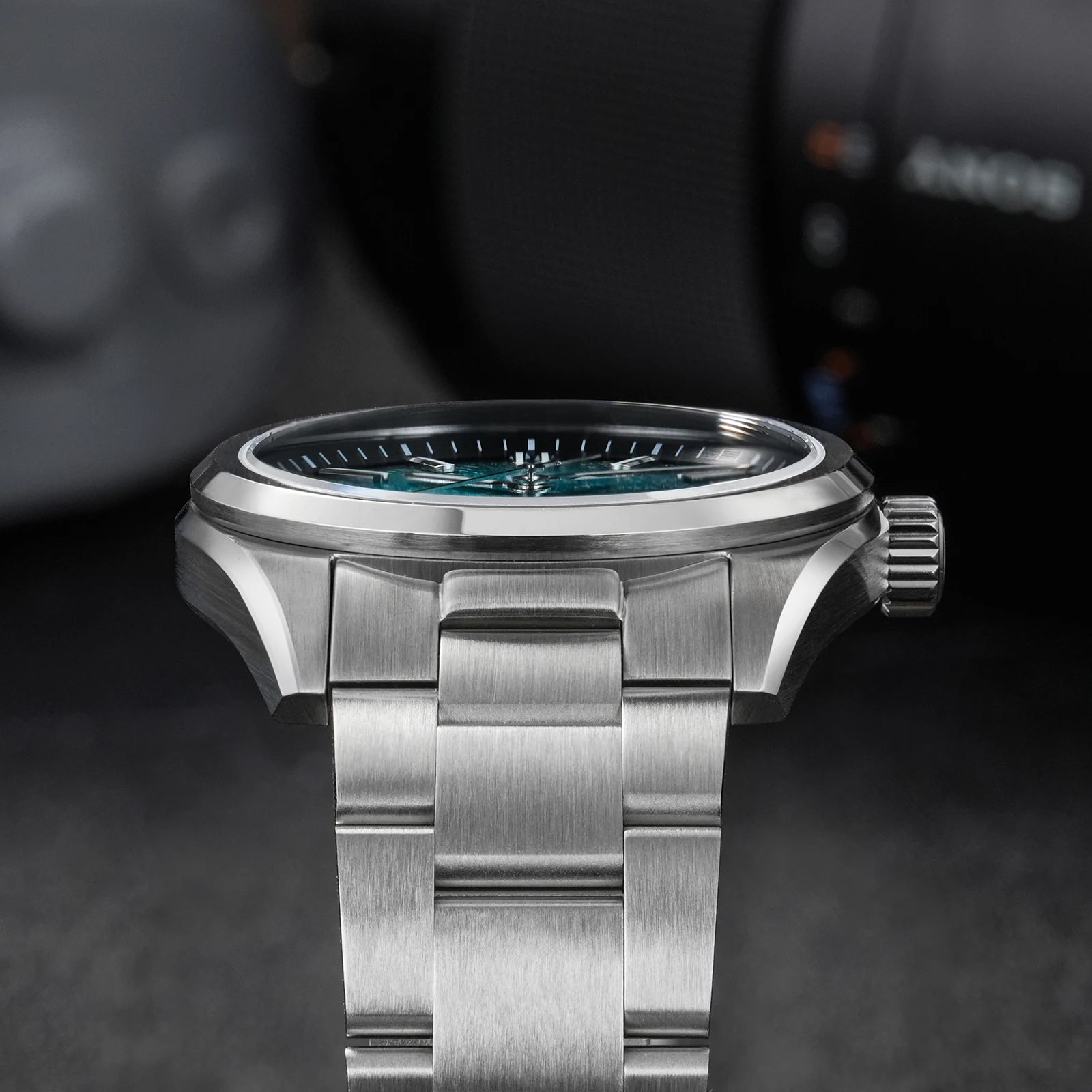 Watchdives WD0003B 36mm Quartz Men Watch VH31 Sweep Seconds Movement Stainless Steel Watches Luminous Waterproof Sapphire