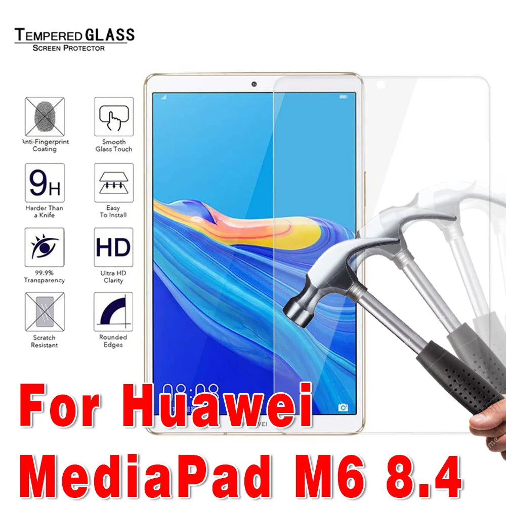 Tempered Glass for Huawei MatePad T8 8.0" T10 T10S 10.1'' MatePad Pro 10.8 10.8" MatePad 10.4 10.4" Tablet Screen Protector