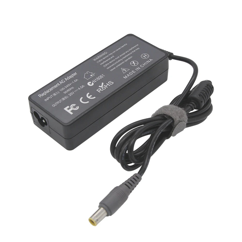 20V 4.5A 90W 7.9*5.5mm 8 pin AC Laptop Adapter For Lenovo T6 R6 Z6 X6 X200 X300 3000 C100 T60 E125 E430 E530 E4 Notebook Charger