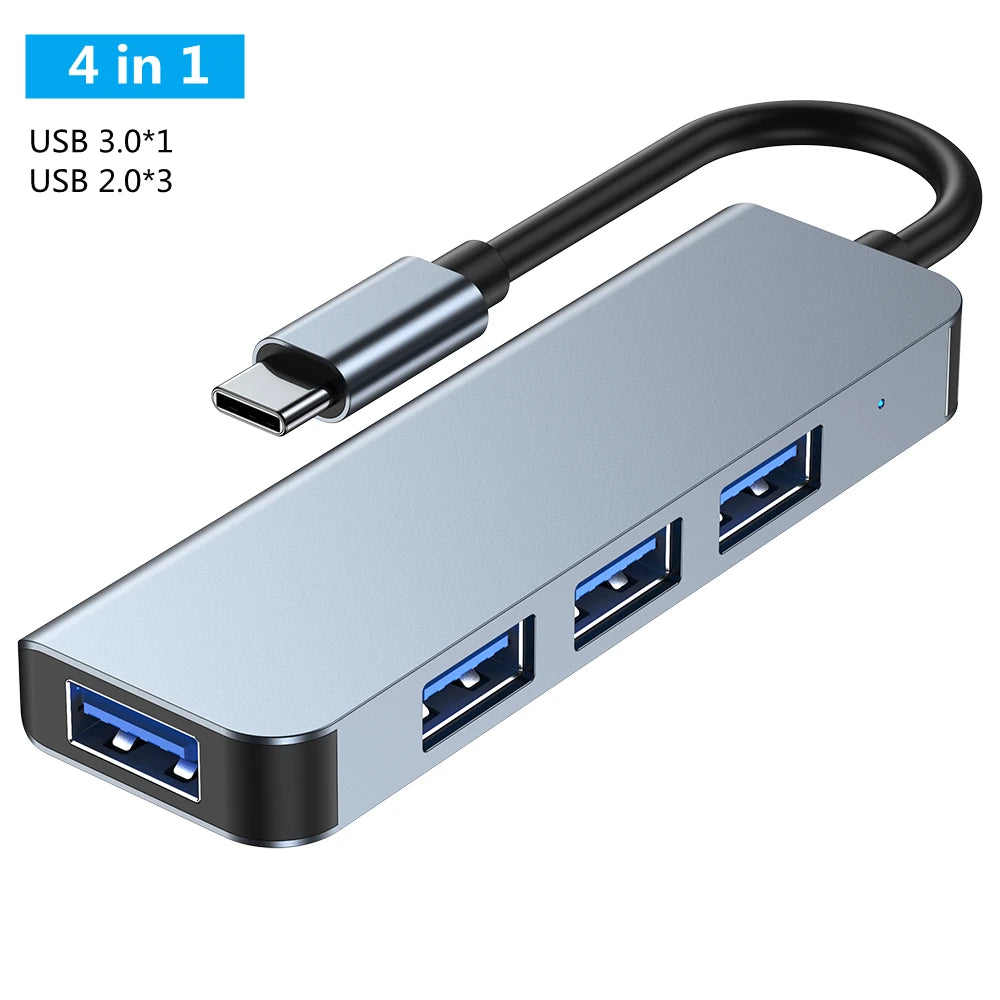 8/11/12-in-1 Type C Dock USB C Hub 3.0 Splitter Multiport Adapter 4K HDMI RJ45 SD/TF VGA HDMI PD for Laptop MacBook iPad xiaomi