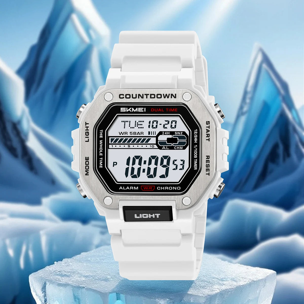 SKMEI Sport Alarm Clock Digital Watch For Men Women Waterproof Date Electronic Watches Chrono Military Wristwatches Reloj Hombre