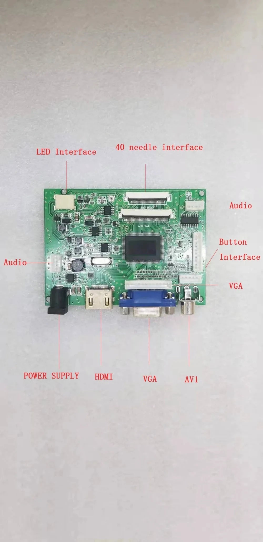 HDMI/VGA/AV Control Driver Board + 8"inch HJ080IA-01D 01E 01F 1024*768 IPS high-definition LCD Display