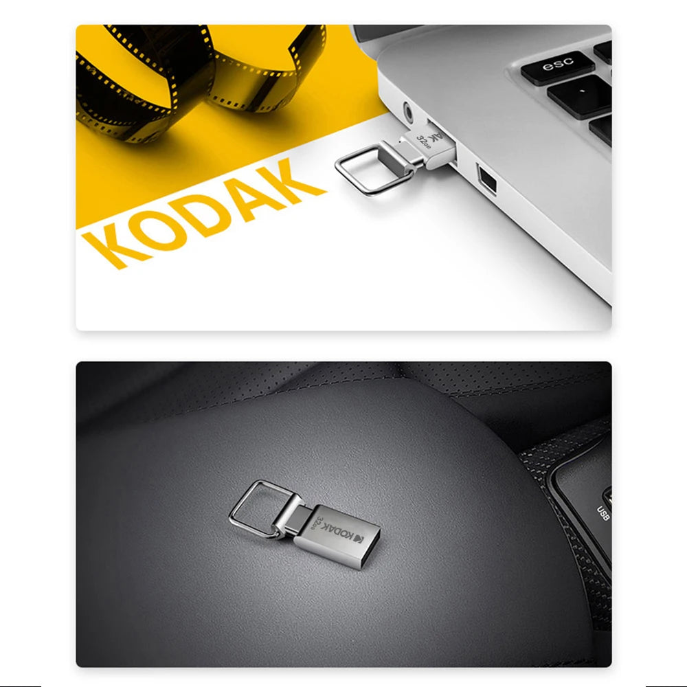 Kodak USB Flash Drive K112 64GB Mini  Pendrive Metal U-disk for smartphone PC desktop laptop macbook