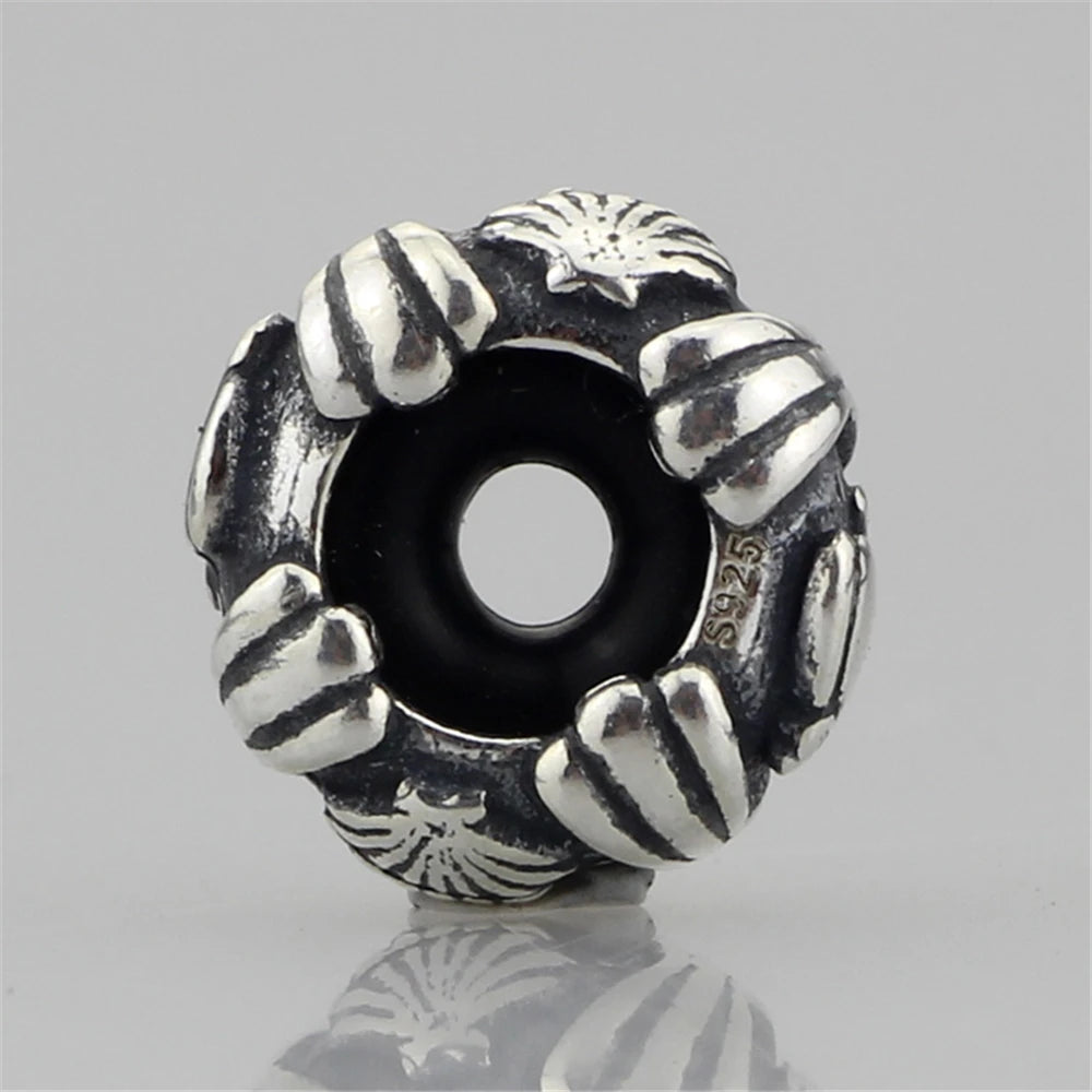 Mistletoe 925 Sterling Silver Cute Sweet Strawberries Stopper Spacer Charm Bead Fit European 3.0mm Bracelet Jewelry