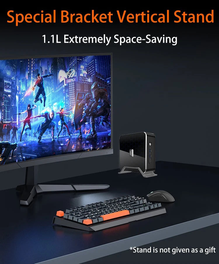 MOREFINE M600 AMD CPU 8945HS/8845HS/8645HS Mini PC 512GB Mini Computer 64G DDR5 PCIe4 Gaming Computer PC Gamer WIFI6 WIN11PRO