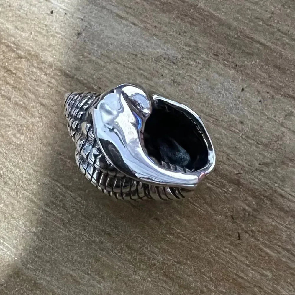 Real 925 Sterling Silver Beads Butterfly Skull Owl Conch Fish Charm Spacer Fit European Troll 3.0mm Bracelet Jewelry Original