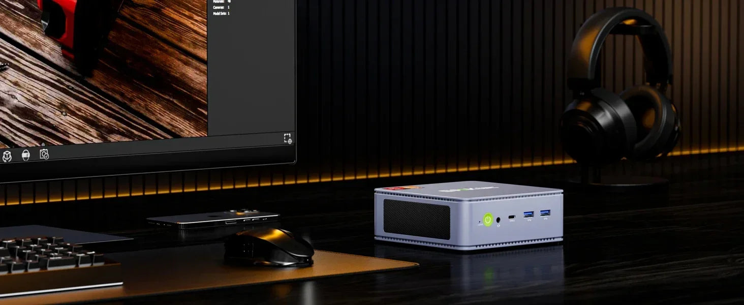GMKtec K6 Mini PC AMD Ryzen 7 7840HS MINI PC WIFI6 BT5.2 Windows 11 Pro DDR5 NVME SSD PCIE 4.0 Desktop Office Gaming Computer