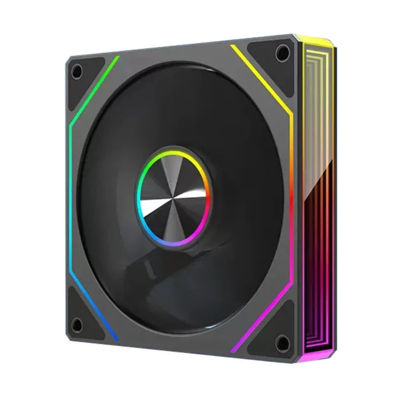 ICE Whale Prism 4RS Plus ARGB PC Case Fan 14cm Infinity Mirror Design Motherboard Light Sync 4PIN PWM CPU Cooler Fan ventilador