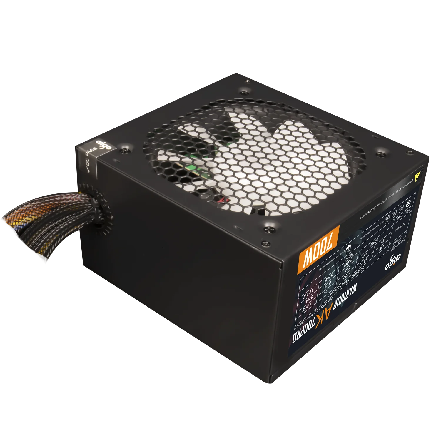 Aigo AK 500W 600W 700W PC PSU Power Supply Unit Gaming Quiet 120mm RGB Fan 220V ATX Desktop computer Power Supply for 7800x3d