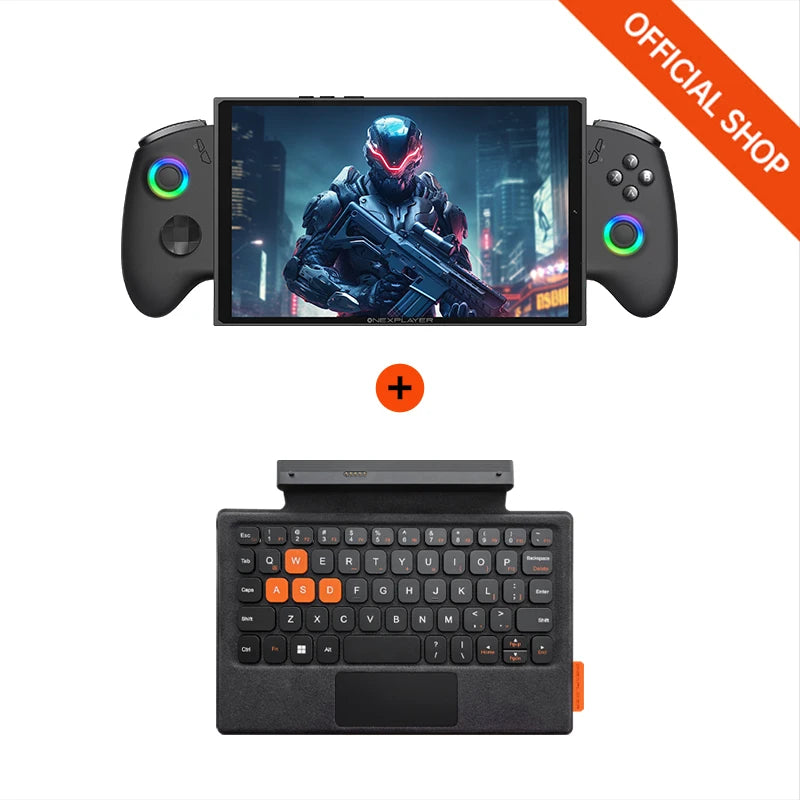 OneXplayer X1 mini AMD AI 9 HX 370 / 8840U 8.8'' 3-In-1 Handheld PC Game Console Laptop Tablet AI Computer Detachable Controller