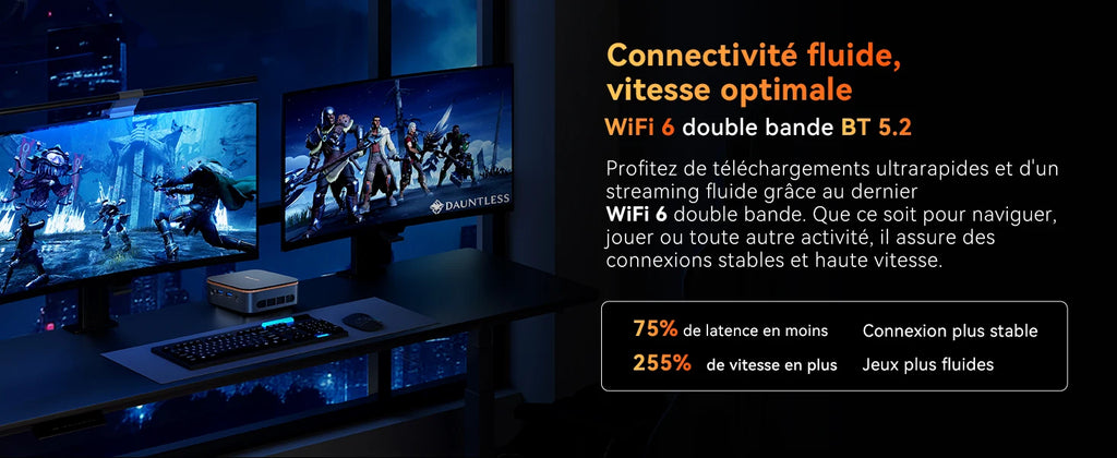 Blackview Mini PC MP20 Intel Twin Lake N150 Desktop Computer up to 3.6GHz 16GB DDR4 512GB SSD Wifi6 4 Cores 4 Threads Windows 11 Pro