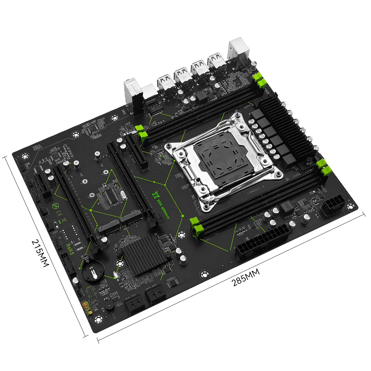 MACHINIST X99 MR9A-H Motherboard Support LGA 2011-3 Xeon E5 V3 V4 CPU Processor DDR4 RAM Memory ATX NVME/SATA M.2