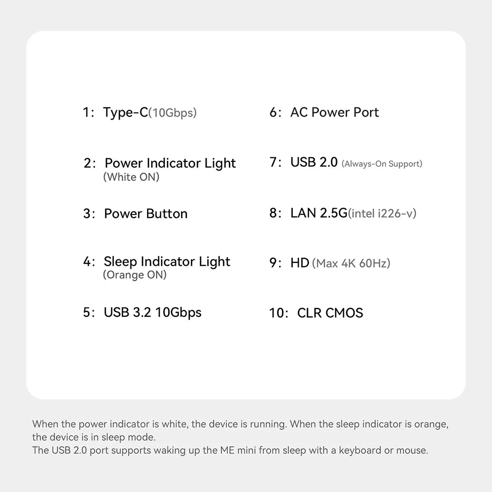 Home Network Storage MINI Host Beelink ME Mini NAS Intel Twin Lake N150 LPDDR5 4800MHz 12GB RAM 2T SSD WiFi6 4K Dual 2.5 Lan