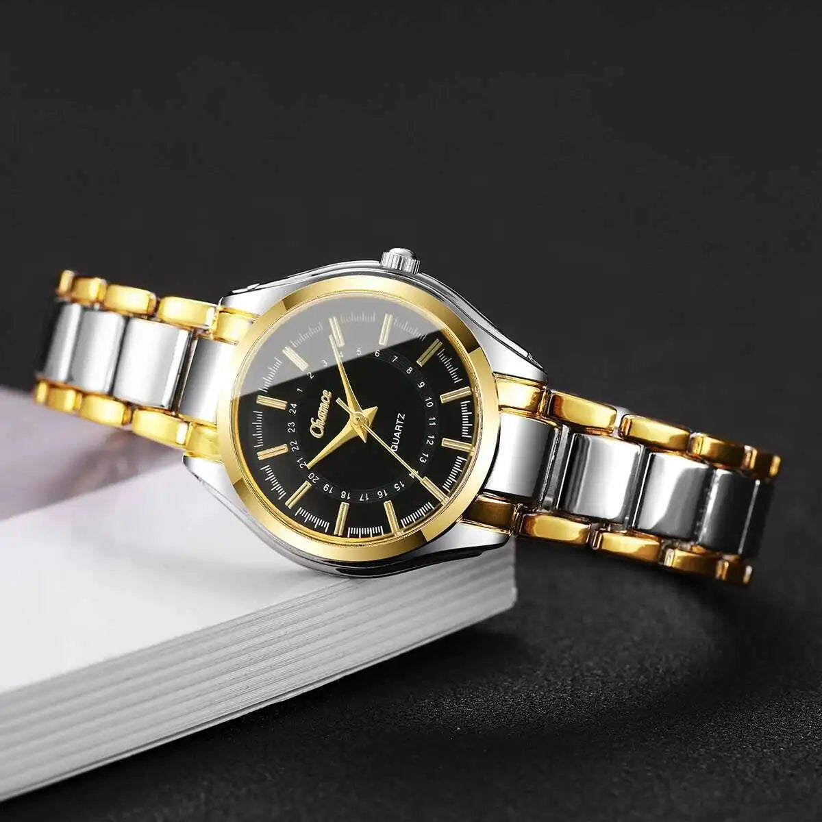 4PCS/Set Fashion Women Watches Small Dial Quartz Watch Luxury Ladies Wristwatch Bracelets Set Reloj Mujer（Without Box）