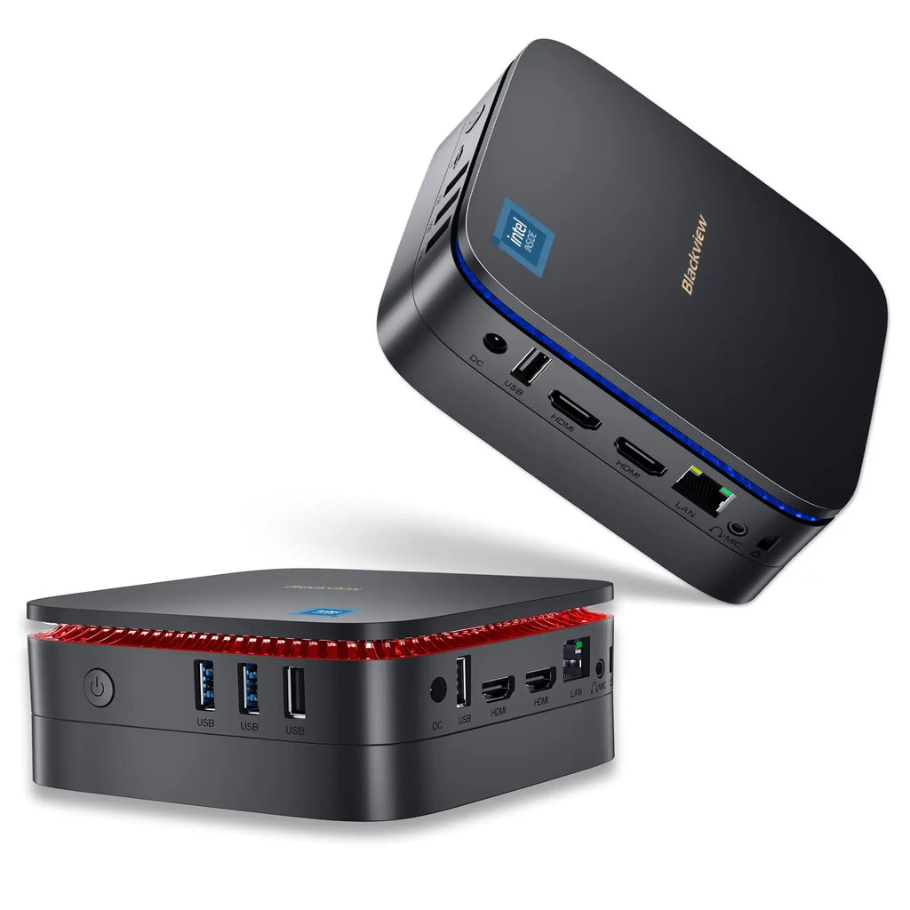 [World Premiere]Blackview MP60 NEW Mini PC Windows 11 PC Intel N150 16GB 512GB SSD 4K HD Doble HDMI Dual-Band 2.4G
