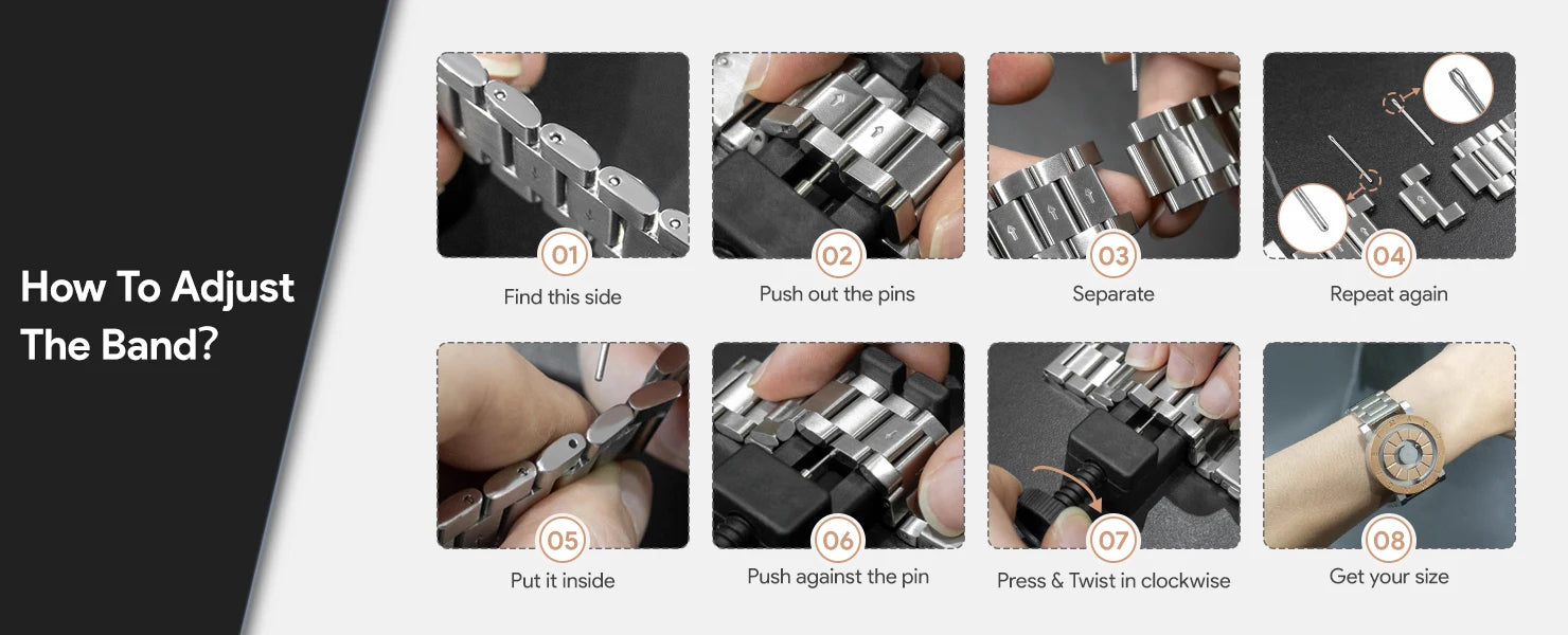 EUTOUR 2025 Unisex Couple Watch – Magnetic Glassless Ball Design, Stainless Steel Strap, Fashion Quartz Accessory