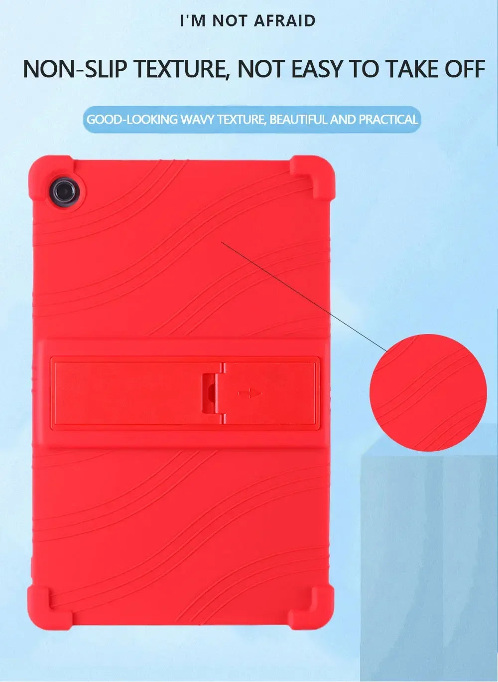 Case For Lenovo Tab 10.1inch TB311FU/ZAEH0063JP  Tablet Safe Shockproof Silicone Stand Cover