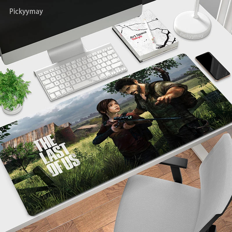 Last Of Us Large Mouse Mat Gaming Mousepad Big Gamer Mousepads Nonslip Rubber Keyboard Table Mats Desk Pad HD Mouse Pads XXL