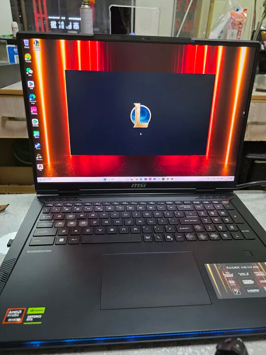 2025 MSI Raider A18 HX Gaming Laptop 18 Inch Mini LED 4K 120Hz UHD+ Screen Netbook AMD R9-9955HX3D 64GB 2TB RTX5080 Notebook PC