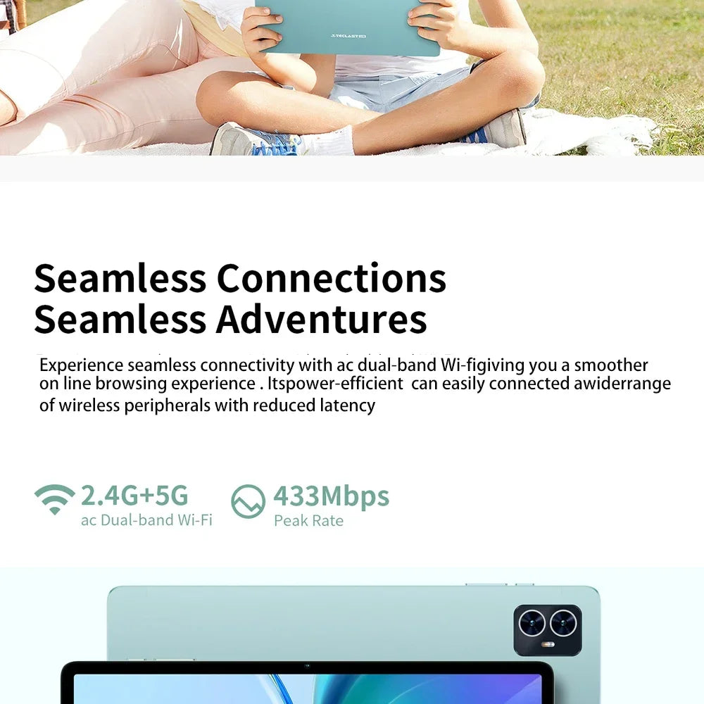 Teclast M50 10,1 inch TDDI Incell x 800 Android 14 Tablet (6 + 6) 12GB RAM GB ROM Unisoc T606 8 core ducal SIM 4G phone case