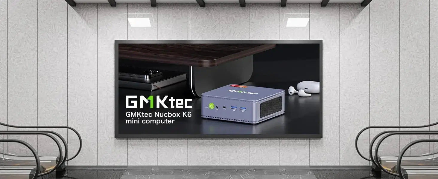 GMKtec K6 R7 7840HS Mini PC DDR5 5600MHz PCIe4.0 NVMe SSD USB4 WiFi6 BT5.2 2.5G LAN Tri-Display  Desktop Office  Gaming Computer