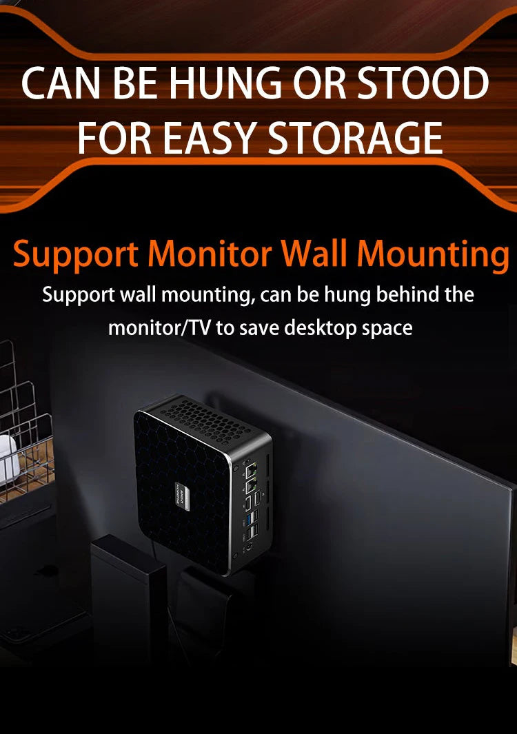 MOREFINE M600 AMD CPU 8945HS/8845HS/8645HS Mini PC 512GB Mini Computer 64G DDR5 PCIe4 Gaming Computer PC Gamer WIFI6 WIN11PRO
