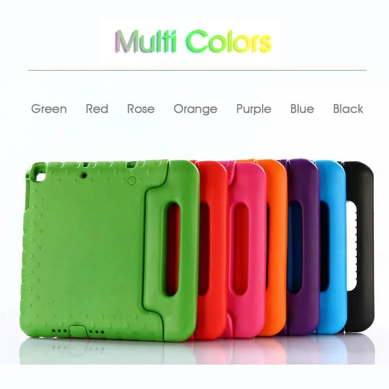 For Ipad 2018 Case Kids Eva 9.7 Inch Hand-held ShockProof EVA Cover Handle Stand for Ipad 6th Generation Case for IPad Air 1 2