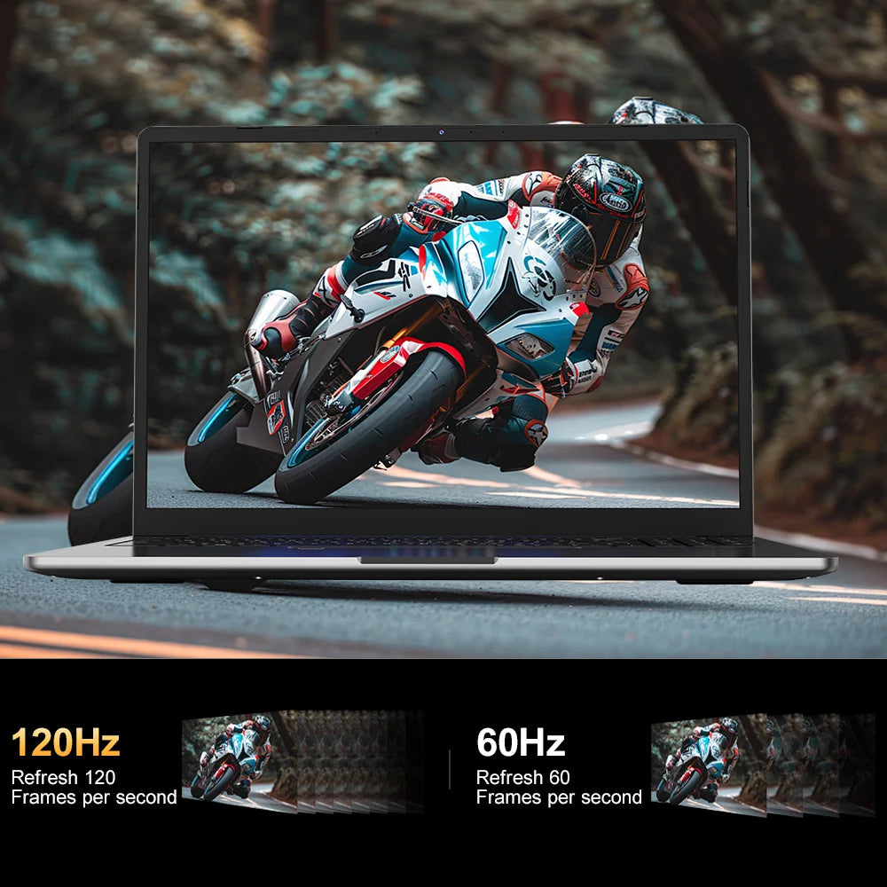Ninkear A15 Pro Laptop AMD Ryzen 5 7430U 16GB RAM 1TB SSD Fingerprint Unlock 16 inch 120Hz 2560*1600 Screen Notebook Computer
