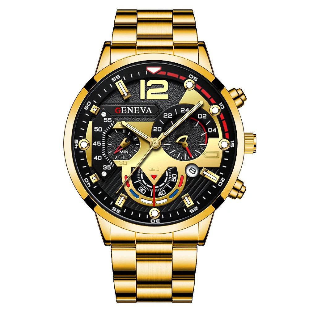 Men Business Watches Fashion Steel Band Male's Quartz Watch Relogio Masculino Reloj Hombre