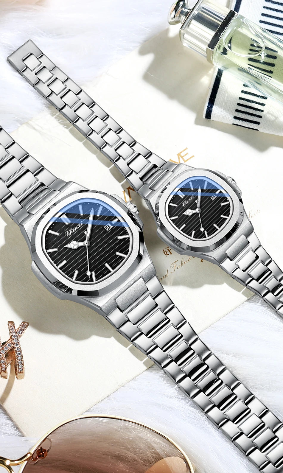 CHENXI 8222 Women Fashion Luxury Quartz Wristwatches Ladies Clock 2025 New Product Man And Women Watch Clock