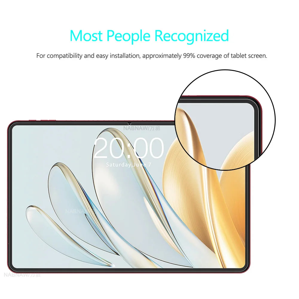 2 Pieces HD Scratch Proof Screen Protector Tempered Glass For Teclast T60AI 11.97 Oil-coating Tablet Protective Film