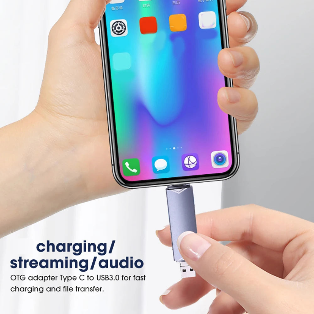 OTG Type C SD TF Card Reader 6 in 1 USB 3.0 Micro USB Flash Drive Adapter 5Gbps High Speed Transfer Multifunctional Card Reader