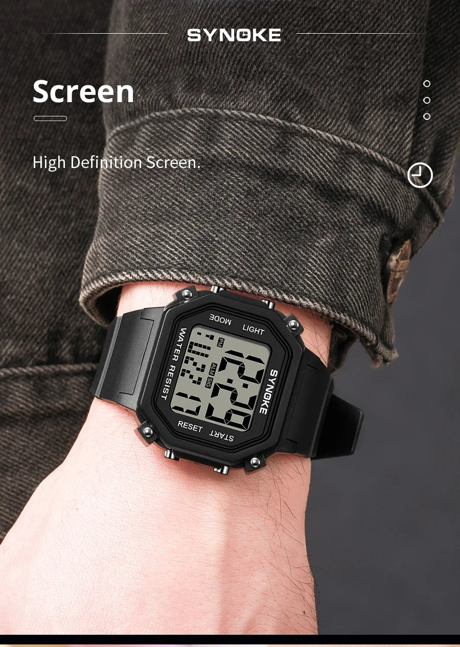 Student Digital Watches Men Sports Luminous Chronograph Waterproof Lady Electronic Military Wrist Watch Relogio Masculino