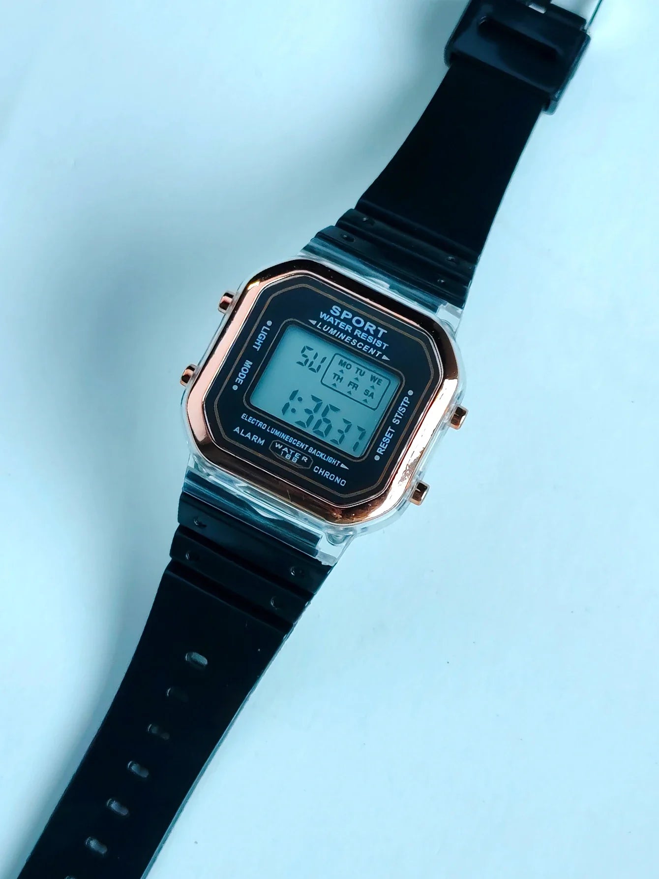 New Children's LED Digital Watch Student Multi Functional Outdoor Sports Watch Minimalist Men's and Women's Electronic Watch