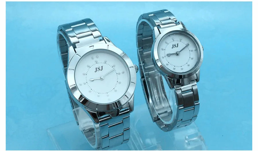 Stainless Steel Tactile Watch for Blind People or the Elderly Battery Operated