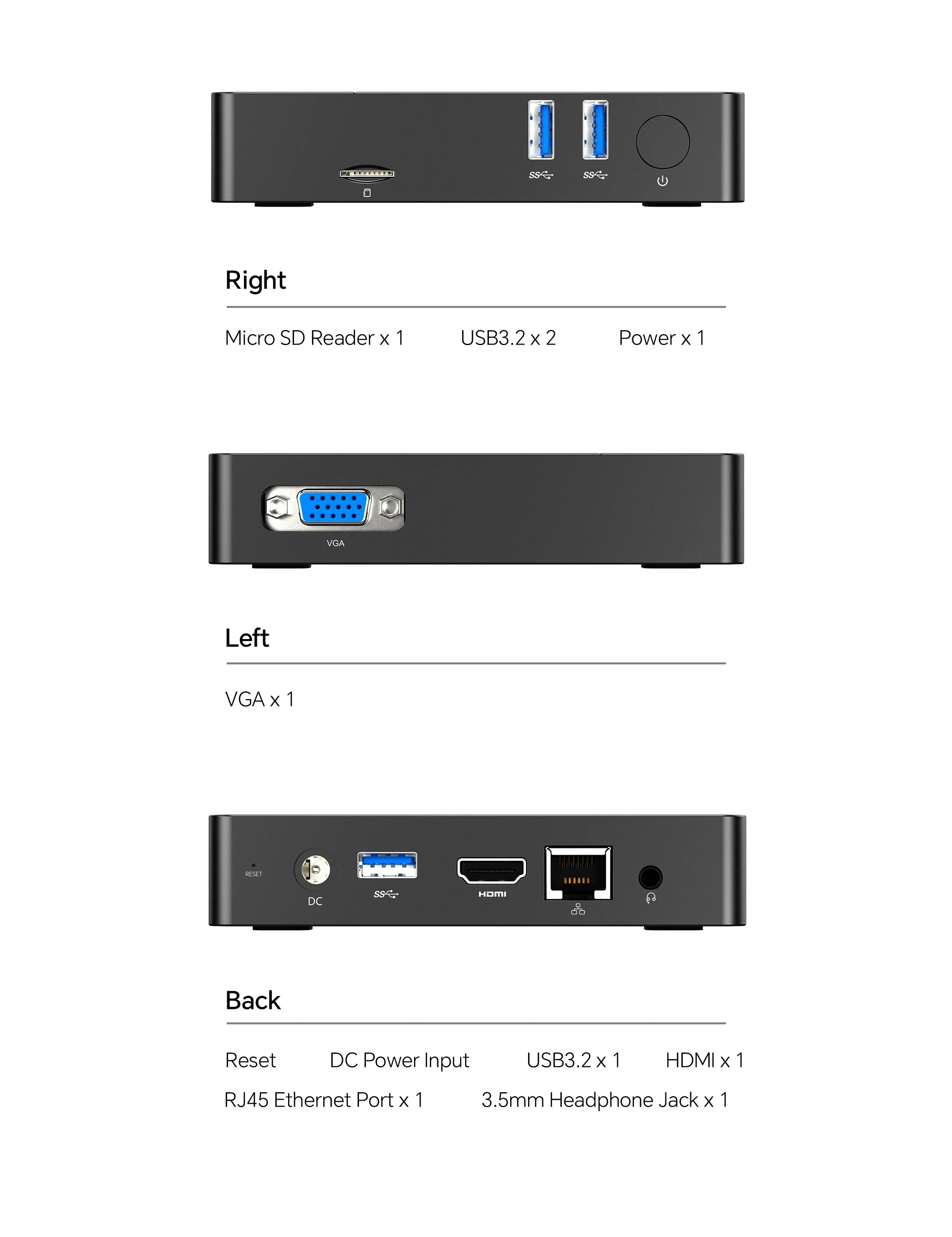 SOYO M2 Mini PC: Powerful 6GB RAM, 64GB EMMC, Intel N4000, Windows 11 - Compact & Ideal for Home, Business & Gaming