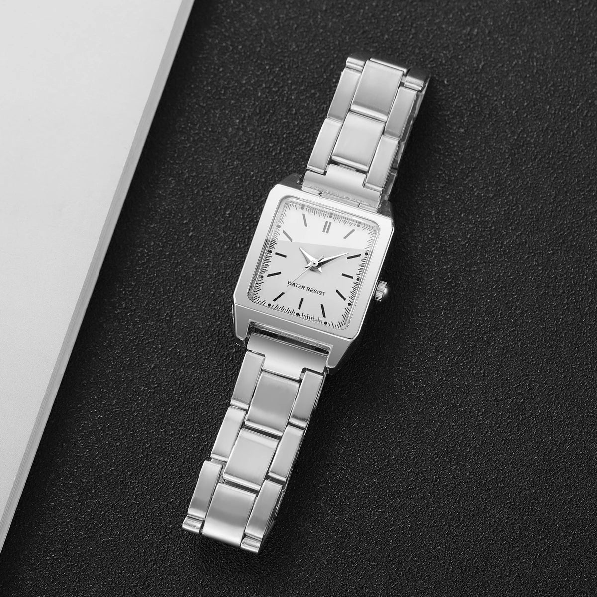 1/2PCS Fashion Women Quartz Wristwatches Square Dial Ladies Watch Girls Clock Reloj Mujer（Without Box）