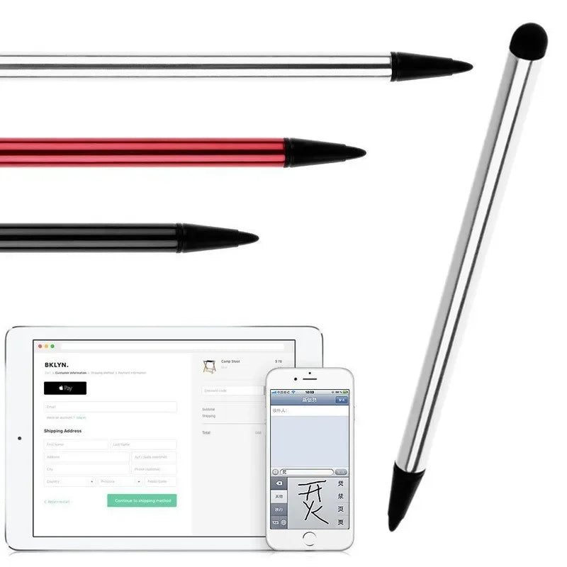1-3 Pcs Universal Capacitive Stylus Pen Dual Tip 2 in 1 Portable for Samsungfor Xiaomi Android Tablets Phones Touch Screen