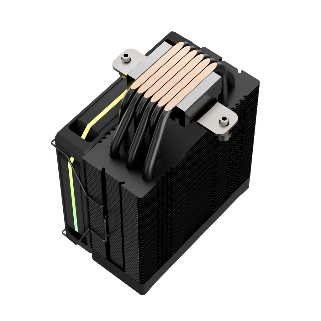 UPSIREN Walrus Whisper 120 Digital Display Computer case air cooling radiator,6 heat pipes,Support LGA1851/1700/115X/AM5/AM4